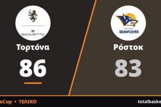 Τορτόνα – Ρόστοκ 86-83: Ανατροπή με 29άρι δεκάλεπτο