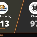 Σκάιλαινερς – Κλουζ 113-97: Πάρτι με 113 πόντους στη Φρανκφούρτη