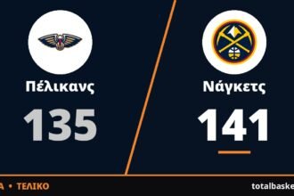 Ο Γιόκιτς και ο Μάρει έσβησαν το -23 και οι Νάγκετς πήραν την υπέρβαση στην παράταση