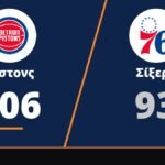 Αήττητοι οι Πίστονς, 106-93 τους Σίξερς με Κάνινγχαμ