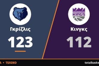 Τζερόμ και Γκρίζλις έκαναν το 3-0 στο Σακραμέντο