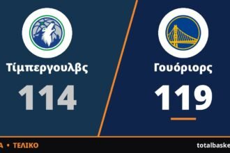 Ρεκόρ σεζόν με 44 πόντους για τον Κάρι και νίκη στη Μινεσότα
