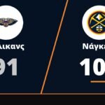 Τζόκιτς: 200ό triple-double και εύκολο διπλό στη Νέα Ορλεάνη